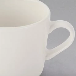 World Tableware FH-518 Farmhouse 9 Oz. Ivory (American White) Porcelain Cup - 36/Case -Rak Porcelain shop 1515248
