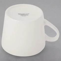 World Tableware FH-518 Farmhouse 9 Oz. Ivory (American White) Porcelain Cup - 36/Case -Rak Porcelain shop 1515252