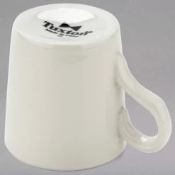 Tuxton TRE-028 Reno / Nevada 2.75 Oz. Eggshell Wide Rim Rolled Edge China Espresso Cup - 36/Case 6 Tuxton TRE-028 Reno / Nevada 2.75 Oz. Eggshell Wide Rim Rolled Edge China Espresso Cup - 36/Case -Rak Porcelain shop 1515754