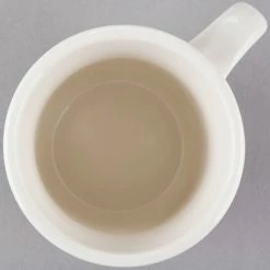Syracuse China 950038005 Cascade 8.5 Oz. Ivory (American White) Flint Porcelain Mug - 36/Case -Rak Porcelain shop 1516453