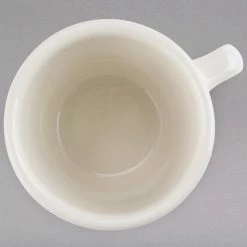 Tuxton TRE-001 Reno / Nevada 7 Oz. Eggshell Tall China Cup - 36/Case -Rak Porcelain shop 1517496