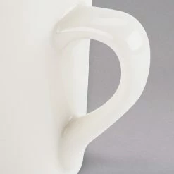 Tuxton TRE-017 Reno / Nevada 8 Oz. Eggshell China Tiara Mug - 36/Case -Rak Porcelain shop 1517578