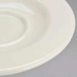 Homer Laughlin By Steelite International HL2868000 Seville 5 5/8" Ivory (American White) China Saucer - 36/Case -Rak Porcelain shop 1517886