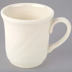 Homer Laughlin By Steelite International HL6141000 7.25 Oz. Ivory (American White) China Cup - 36/Case -Rak Porcelain shop 1519287