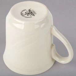 Homer Laughlin By Steelite International HL6141000 7.25 Oz. Ivory (American White) China Cup - 36/Case -Rak Porcelain shop 1519288