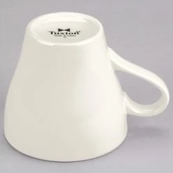 Tuxton BEF-1208 Europa 12 Oz. Eggshell China Cappuccino Mug - 24/Case 8 Tuxton BEF-1208 Europa 12 Oz. Eggshell China Cappuccino Mug - 24/Case -Rak Porcelain shop 1530396