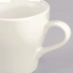 Tuxton BEF-1208 Europa 12 Oz. Eggshell China Cappuccino Mug - 24/Case 9 Tuxton BEF-1208 Europa 12 Oz. Eggshell China Cappuccino Mug - 24/Case -Rak Porcelain shop 1530397