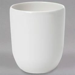 Villeroy & Boch 16-2040-4910 Universal 6.75 Oz. White Premium Porcelain Unhandled Mug - 6/Case