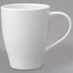 Villeroy & Boch 16-3293-9651 Dune 13.5 Oz. White Porcelain Mug - 6/Case