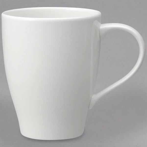 Villeroy & Boch 16-3293-9651 Dune 13.5 Oz. White Porcelain Mug - 6/Case 1 Villeroy & Boch 16-3293-9651 Dune 13.5 Oz. White Porcelain Mug - 6/Case