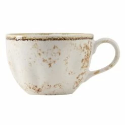 Tuxton GGA-083 TuxTrendz Artisan Geode Agave 10.5 Oz. China Round Cup - 24/Case