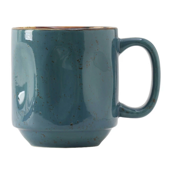 Tuxton GGE-150 TuxTrendz Artisan Geode Azure 12 Oz. China Yukon Mug - 24/Case 1 Tuxton GGE-150 TuxTrendz Artisan Geode Azure 12 Oz. China Yukon Mug - 24/Case