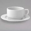 Arcoroc FK777 Candour Cirrus 9 Oz. White Porcelain Cup By Arc Cardinal - 24/Case