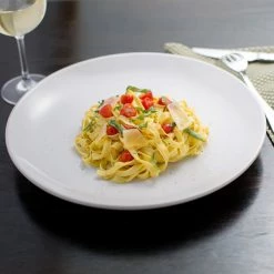 Acopa 12" Round Bright White Coupe Stoneware Plate - 12/Case