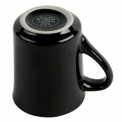 World Tableware TM-8-BL Ultima 8.5 Oz. Black Porcelain Tiara Mug - 36/Case -Rak Porcelain shop 1573031