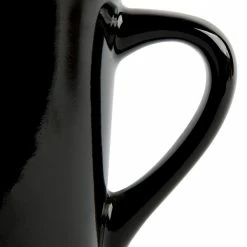 World Tableware TM-8-BL Ultima 8.5 Oz. Black Porcelain Tiara Mug - 36/Case -Rak Porcelain shop 1573032