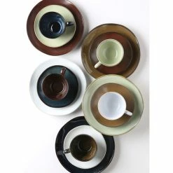Tuxton GAS-083 TuxTrendz Artisan Sagebrush 10.5 Oz. Round China Cup - 24/Case -Rak Porcelain shop 1581903