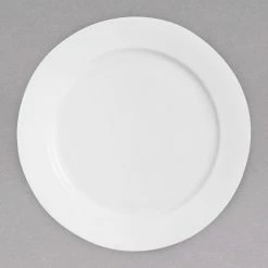 Chef & Sommelier R1003 Infinity 9 5/8" White Bone China Dinner Plate By Arc Cardinal - 24/Case
