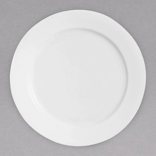 Chef & Sommelier FN004 Infinity 8 1/4" White Bone China Salad / Banquet Plate By Arc Cardinal - 24/Case 1 Chef & Sommelier FN004 Infinity 8 1/4" White Bone China Salad / Banquet Plate By Arc Cardinal - 24/Case