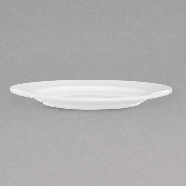 Chef & Sommelier FN004 Infinity 8 1/4" White Bone China Salad / Banquet Plate By Arc Cardinal - 24/Case 2 Chef & Sommelier FN004 Infinity 8 1/4" White Bone China Salad / Banquet Plate By Arc Cardinal - 24/Case - Image 2