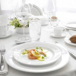 Chef & Sommelier FN006 Infinity 6 3/8" White Bone China Bread & Butter Plate By Arc Cardinal - 24/Case -Rak Porcelain shop 1588700