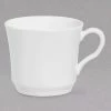 Chef & Sommelier FN028 Infinity 9 Oz. White Bone China Coffee Cup By Arc Cardinal - 24/Case