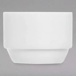 Chef & Sommelier FN030 Infinity 8.5 Oz. White Bone China Bouillon By Arc Cardinal - 24/Case