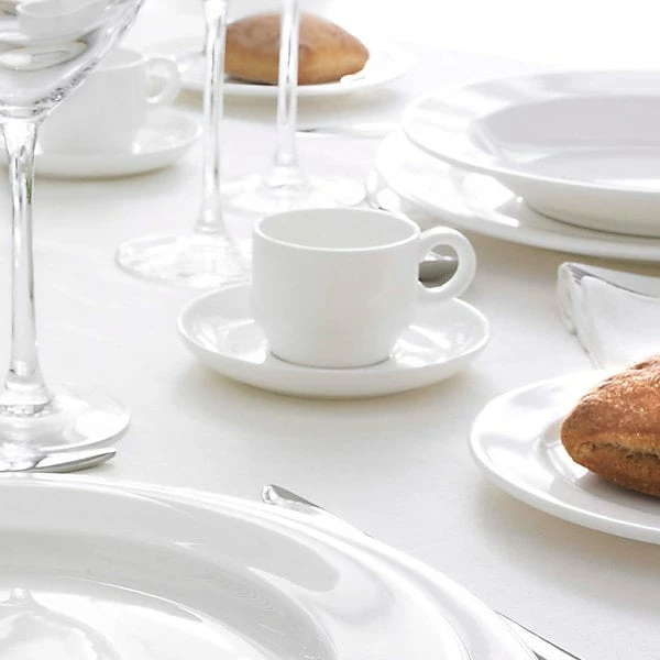 Chef & Sommelier FN038 Infinity 8.5 Oz. White Bone China Coffee Cup By Arc Cardinal - 24/Case 2 Chef & Sommelier FN038 Infinity 8.5 Oz. White Bone China Coffee Cup By Arc Cardinal - 24/Case - Image 2