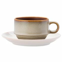 Oneida Rustic By 1880 Hospitality L6753066525 2 Oz. Sama Porcelain Espresso Cup - 48/Case
