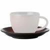 Oneida Rustic By 1880 Hospitality L6753074500 6" Crimson Porcelain Teacup Coupe Saucer - 24/Case