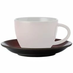 Oneida Rustic By 1880 Hospitality L6753074500 6" Crimson Porcelain Teacup Coupe Saucer - 24/Case