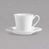 Arcoroc S0633 Horizon 6" White Porcelain Saucer By Arc Cardinal - 24/Case