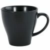 Oneida Urban By 1880 Hospitality L6250000520 8.25 Oz. Black Porcelain Coffee Cup - 48/Case