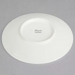 Oneida Manhattan By 1880 Hospitality L5650000500 6 1/4" Warm White Porcelain Coupe Saucer - 48/Case -Rak Porcelain shop 1641915