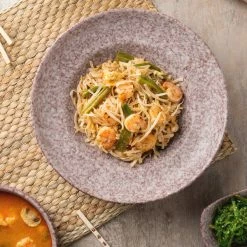 10 Strawberry Street BISEKI-41-HSALT Biseki 16 Oz. Himalayan Salt Stoneware Pasta Bowl - 12/Case -Rak Porcelain shop 1662997