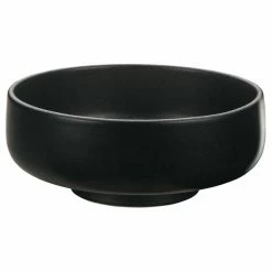 Playground Dinnerware Playground 701311691021090 Nara 24.1 Oz. Black Round Bowl - 6/Case