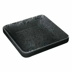 Playground Dinnerware Playground 701320991021090 Nara 2.6 Oz. Black Square Bowl - 6/Case