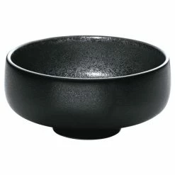 Playground Dinnerware Playground 701350891021090 Nara 4.1 Oz. Black Round Dip Dish - 12/Case