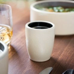 Chef & Sommelier FK890 Geode 4 Oz. Black Stoneware Espresso / Sauce Cup By Arc Cardinal - 24/Case -Rak Porcelain shop 1723808