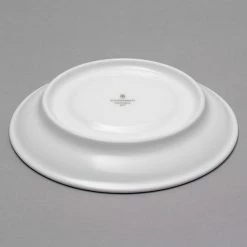 Schonwald 9016919-63075 Shabby Chic 5 1/2" Ornaments Dark Blue With Color Gradient Round Porcelain Saucer - 12/Case -Rak Porcelain shop 1746732