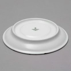 Schonwald 9016919-63077 Shabby Chic 5 1/2" Stone With Ornaments Round Porcelain Saucer - 12/Case -Rak Porcelain shop 1746780
