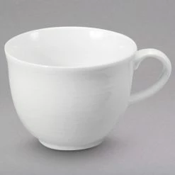 Oneida Botticelli By 1880 Hospitality R4570000525 3.5 Oz. Bright White Porcelain A.D. Cup - 36/Case