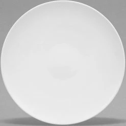 Villeroy & Boch 16-3272-2595 Stella Hotel 12 1/2" White Bone Porcelain Flat Coupe Plate - 6/Case