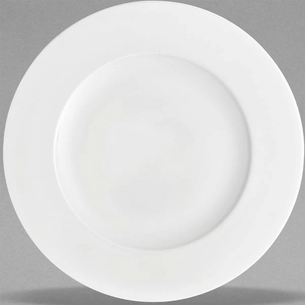 Villeroy & Boch 16-3272-2640 Stella Hotel 9 1/2" White Bone Porcelain Plate - 6/Case 1 Villeroy & Boch 16-3272-2640 Stella Hotel 9 1/2" White Bone Porcelain Plate - 6/Case