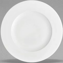 Villeroy & Boch 16-3272-2650 Stella Hotel 9" White Bone Porcelain Flat Plate - 6/Case