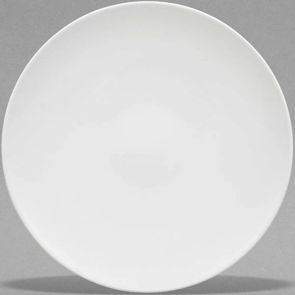 Villeroy & Boch 16-3272-2651 Stella Hotel 8 1/4" White Bone Porcelain Flat Coupe Plate - 6/Case 2 Villeroy & Boch 16-3272-2651 Stella Hotel 8 1/4" White Bone Porcelain Flat Coupe Plate - 6/Case - Image 2