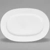 Villeroy & Boch 16-3272-3570 Stella Hotel 8" X 5 1/2" White Bone Porcelain Small Oval Plate - 6/Case