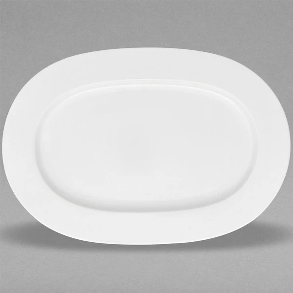 Villeroy & Boch 16-3272-3570 Stella Hotel 8" X 5 1/2" White Bone Porcelain Small Oval Plate - 6/Case 1 Villeroy & Boch 16-3272-3570 Stella Hotel 8" X 5 1/2" White Bone Porcelain Small Oval Plate - 6/Case