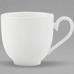 Villeroy & Boch 16-3272-1420 Stella Hotel 3.3 Oz. White Bone Porcelain Cup - 6/Case