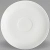 Villeroy & Boch 16-3272-1250 Stella Hotel 6 3/4" White Bone Porcelain Saucer - 6/Case